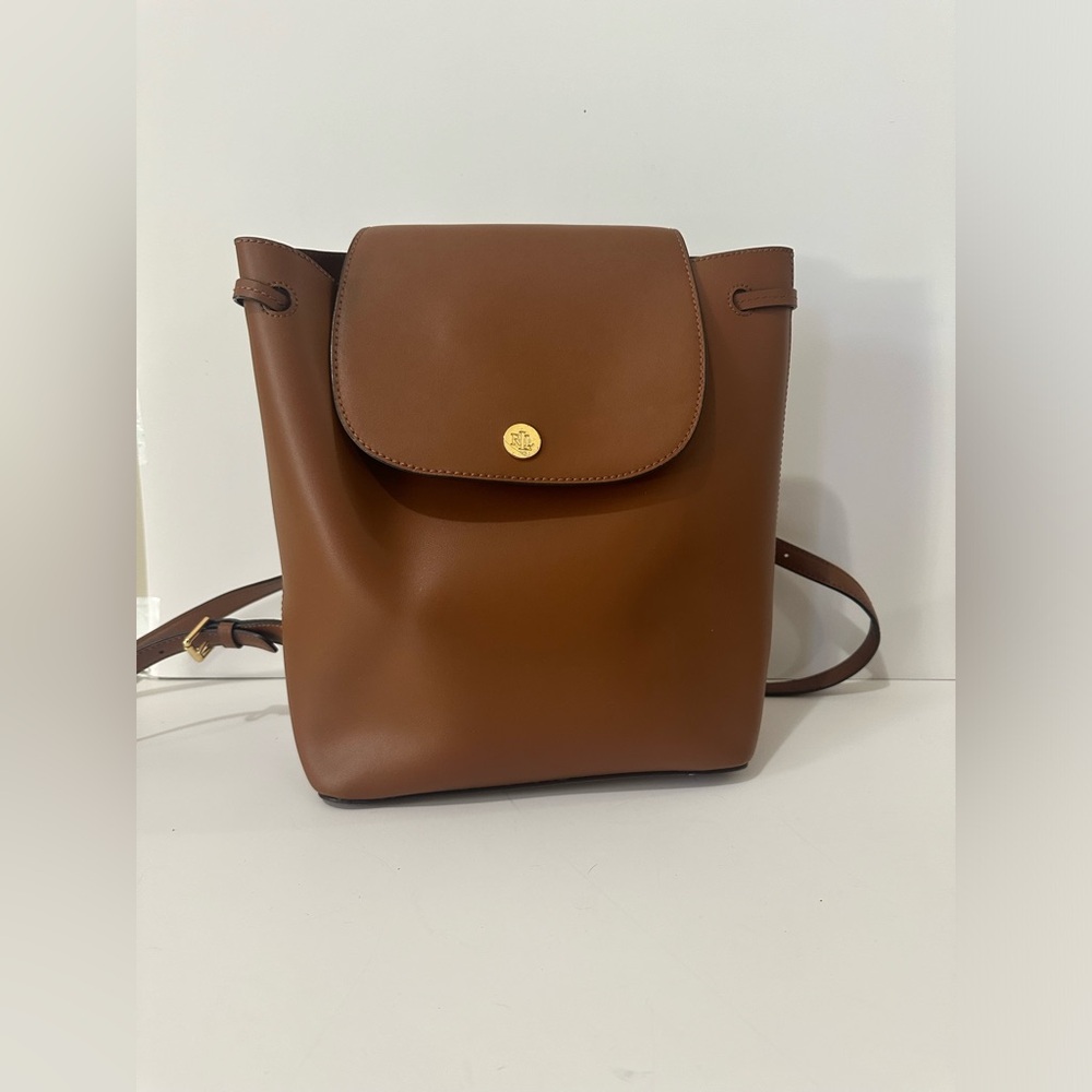 Brown Ralph Lauren Backpack Purse
